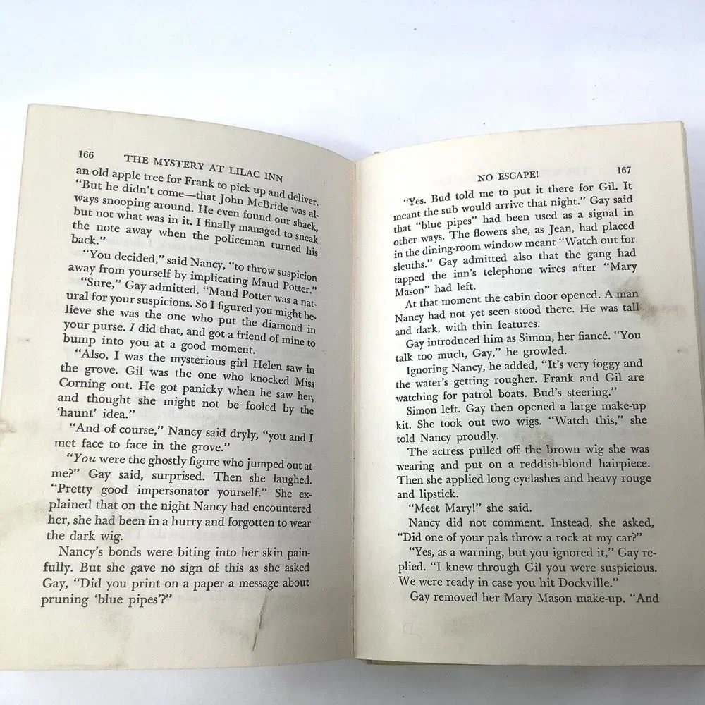 Old Nancy Drew The Mystery at Lilac Inn  Carolyn Keene 1961 Hardcover Vintage‎